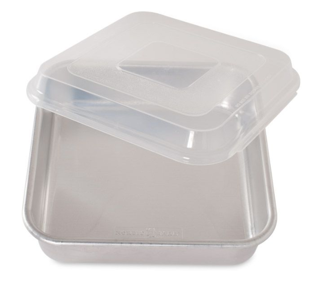 Naturals 9x9 Cake Pan with Lid by Nordic Ware